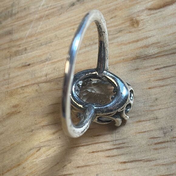 Sky Blue Topaz Sterling Silver Ring, NEW, size 7, Handmade, Artisan - Picture 4 of 7